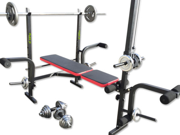 Bench Press with Lat Pull Down