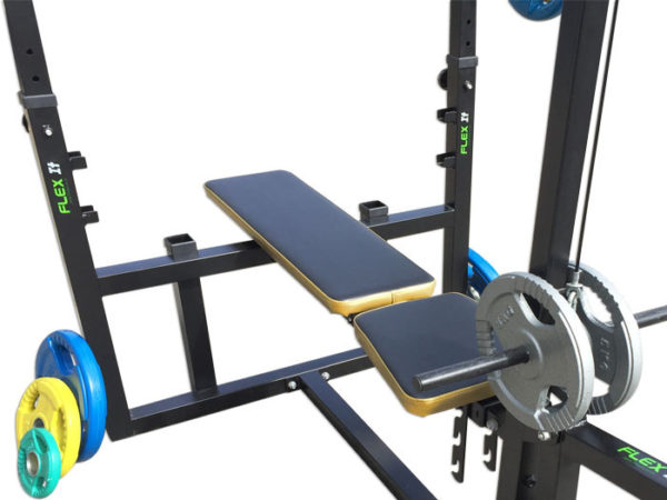 Wide frame Olympic bench press