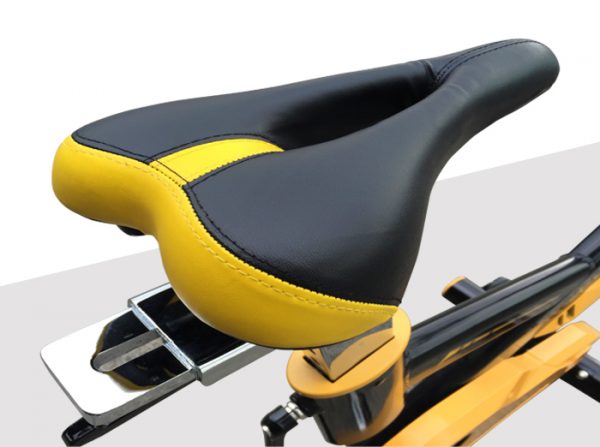 Seat on a spinning Bike