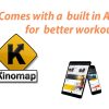 Treadmill with Kinomap app for your phone