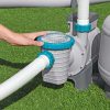 Bestway 3000 GPH Sand Filter Pump strainer basket close-up