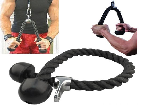 Lat rope for Triceps