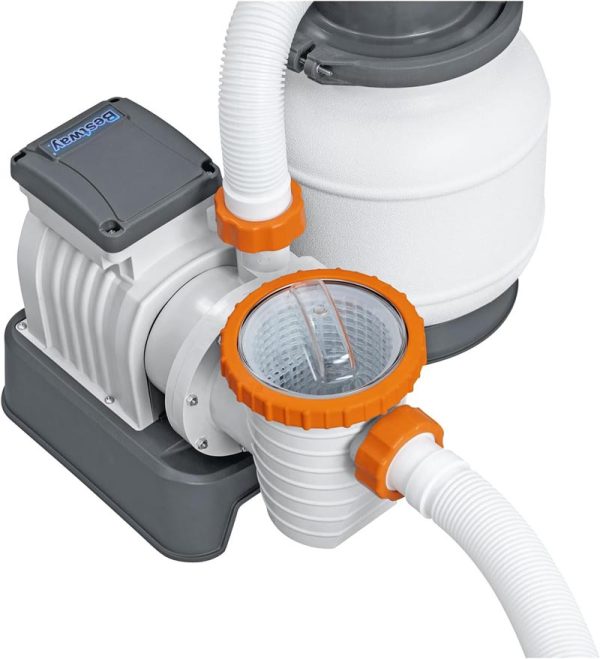 Sand filter pump for a swimming pool