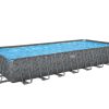 Bestway APX 365 9.56m above-ground pool filled with water