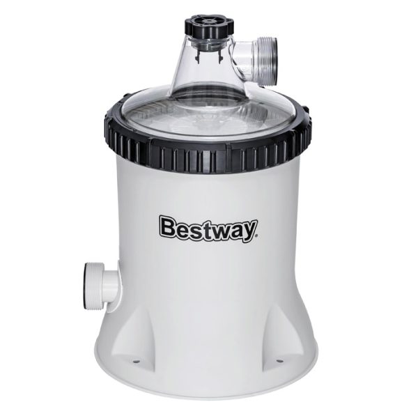 Bestway Polysphere Filter Pump 1500 GPH with adapters and filtration balls for above ground pools