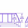 Bestway rectangular pool 4.88 x 2.44 x 1.22m
