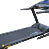 Commercial heavy duty treadmill side view with Pro Fit T25 console