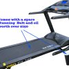 Pro Fit T25 treadmill with bonus spare running belt and oil worth $250